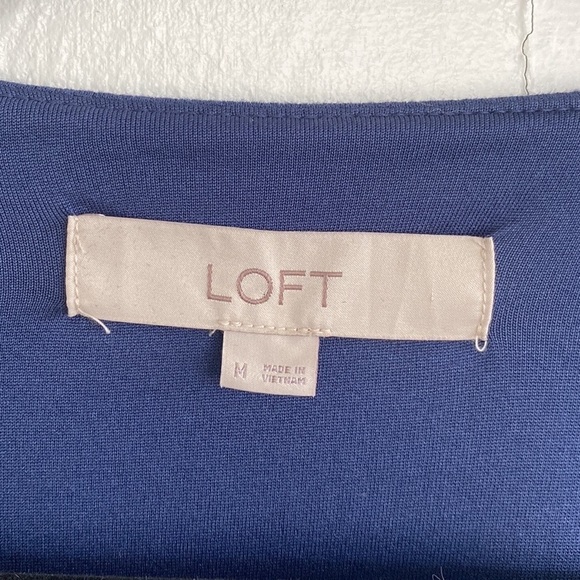 Loft quarter sleeve wrap dress M - Picture 3 of 3